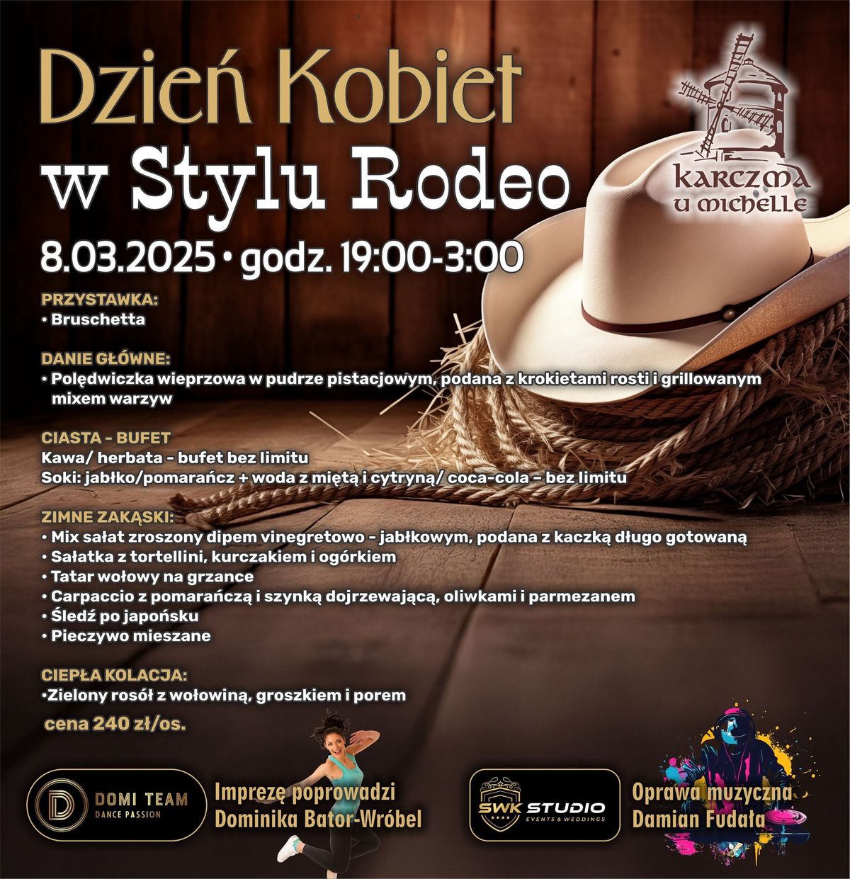 Dzie\u0144 Kobiet w stylu RODEO