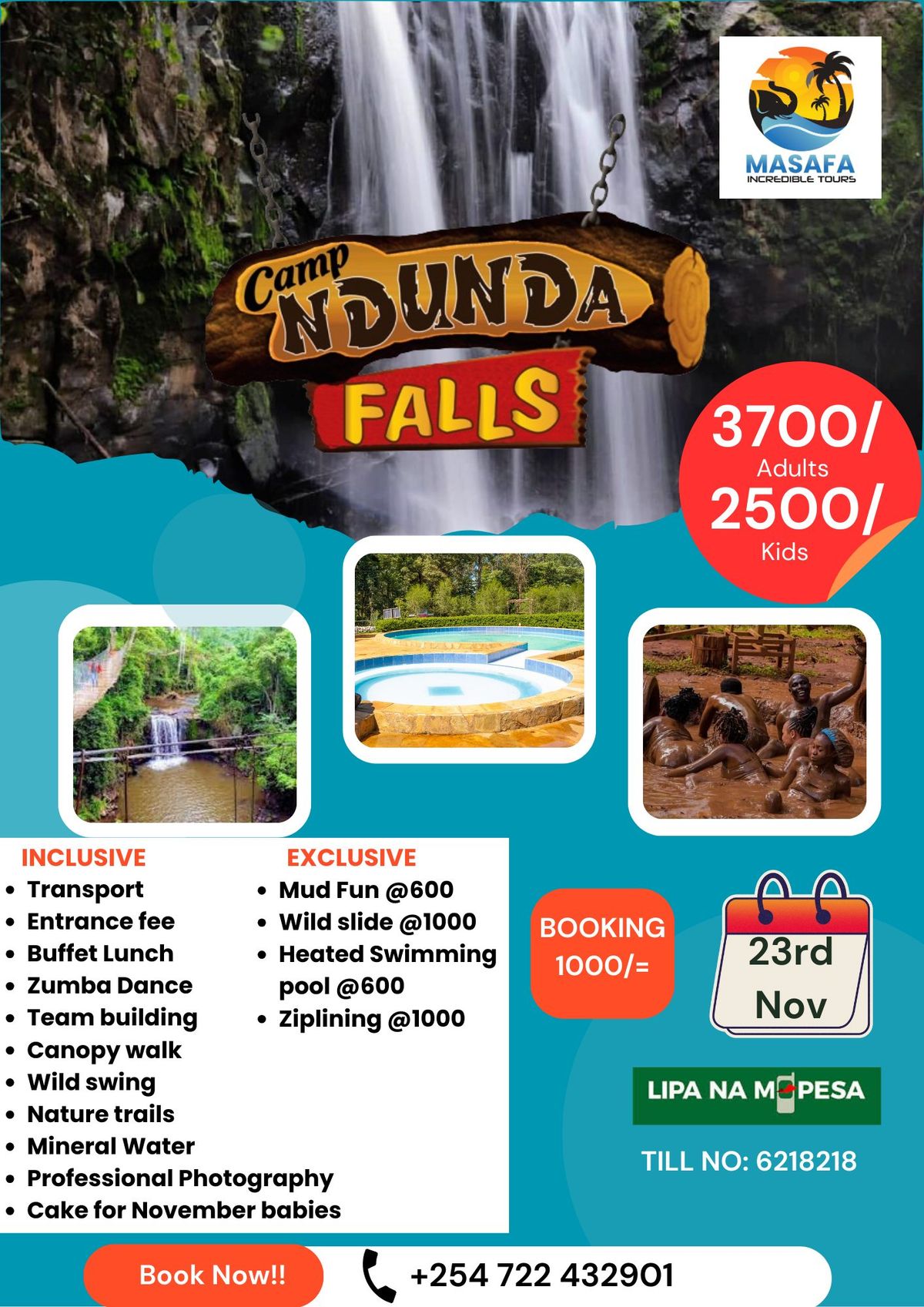 Camp Ndunda Falls Trip