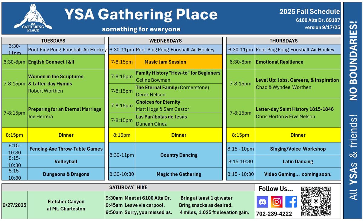 Young Single Adult Gathering Place\/Community Center