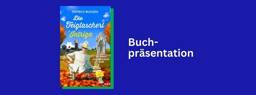 Patrick Budgen im Gespr\u00e4ch mit Peter Holeczek \u00bbDie Teigtascherl-Intrige\u00ab, Verlag edition a