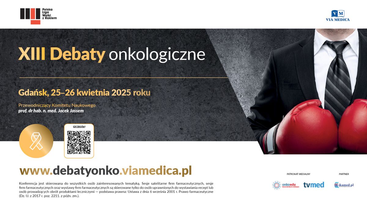  XIII Debaty onkologiczne.