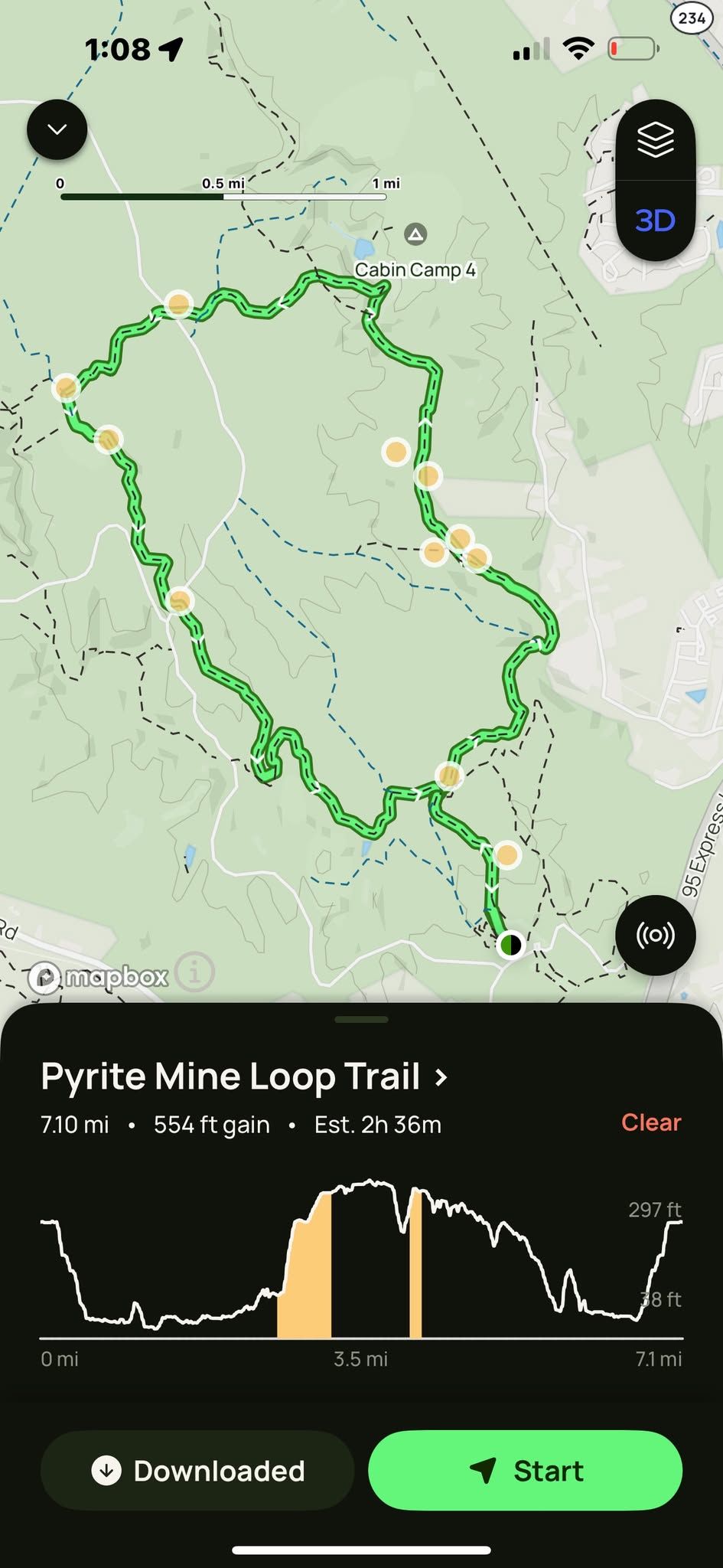 Pyrite Mine Loop Trail, Dumfries VA