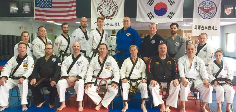 Instructors & Assistant Instructors  &  Students,  Sparring - Seminar by Chief Master John Godwin. 