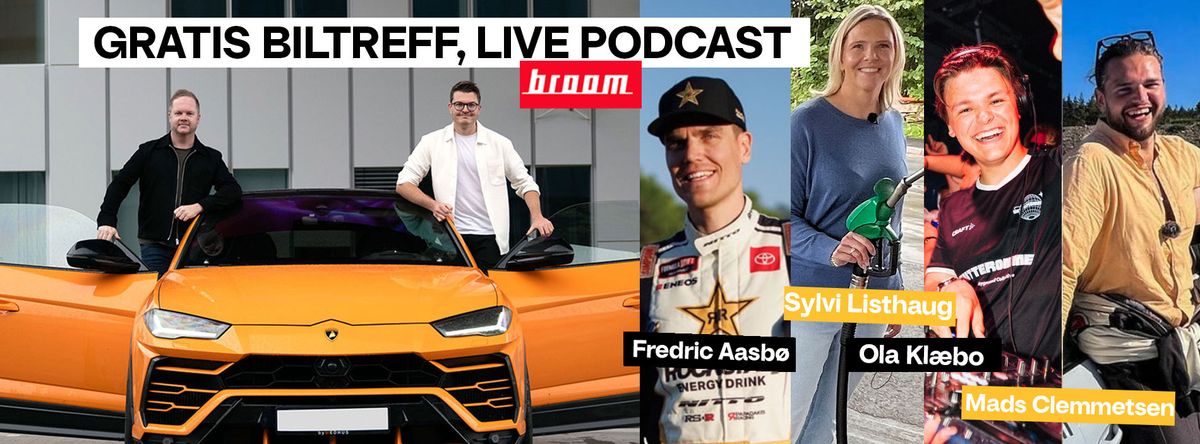 Biltreff, Live podcast, spennende gjester, after party