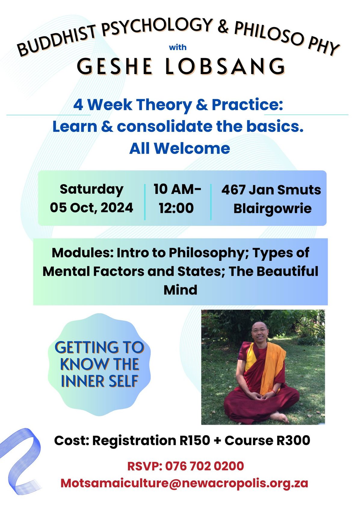 4Week Practical Buddhist Psychology & Philosophy 