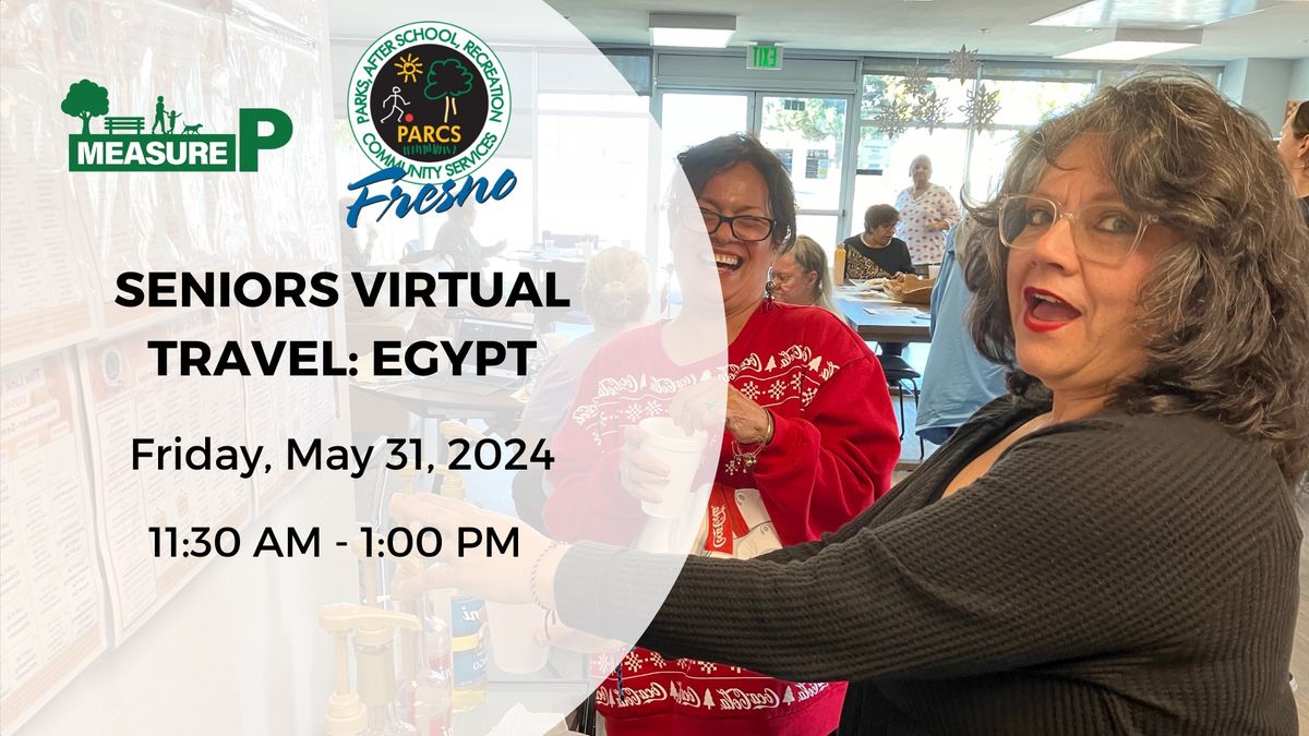 Seniors Virtual Travel: Egypt