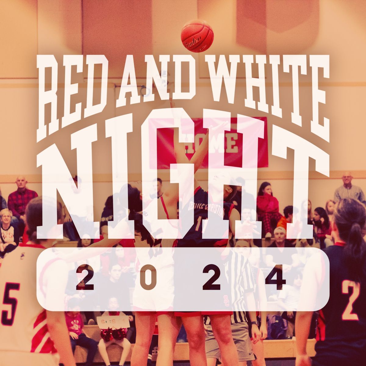 Red and White Night