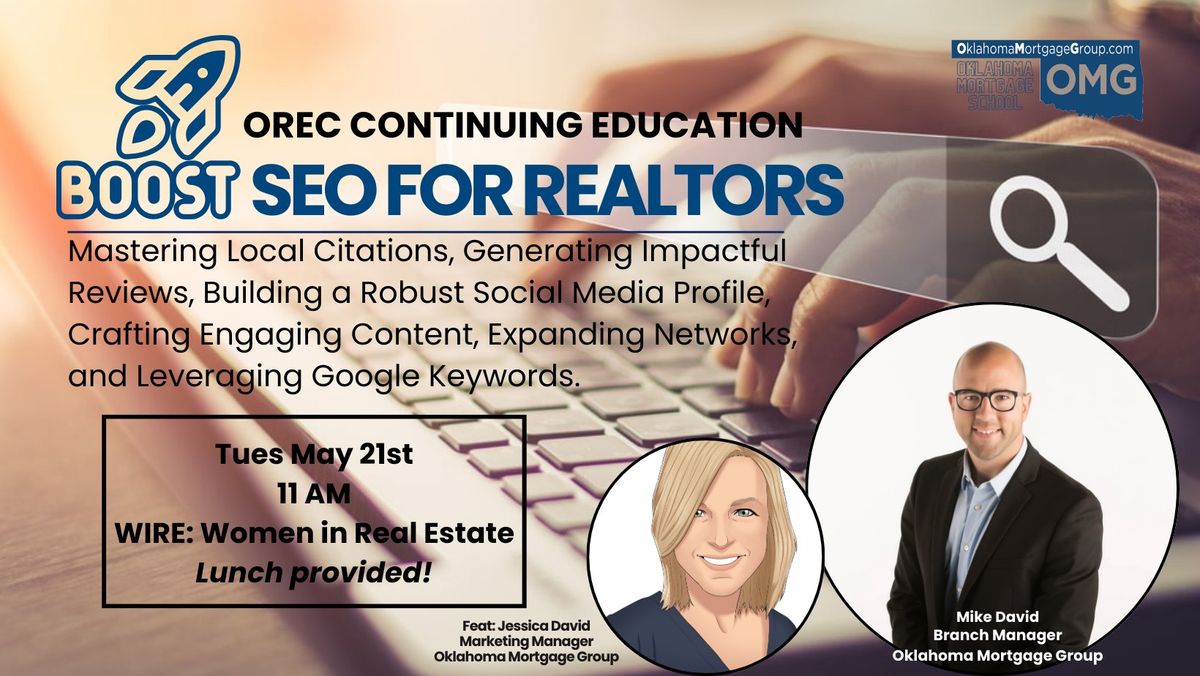 BOOST: SEO CE Class at WIRE - Women in Real Estate
