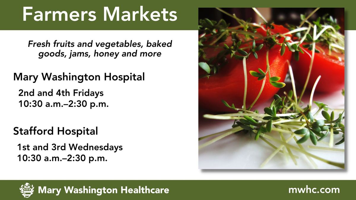 Farmers Market @ Mary Washington Hospital