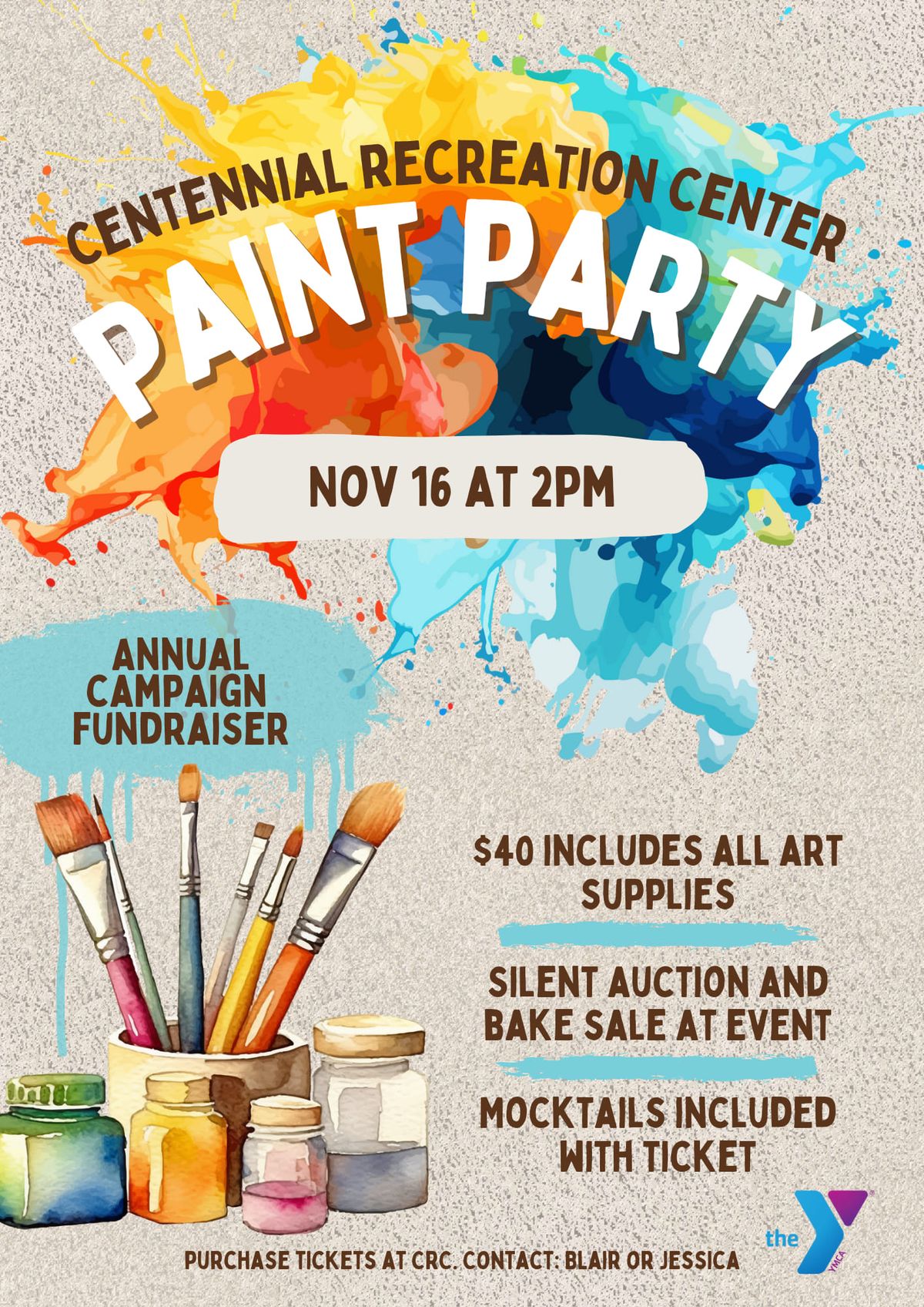 CRC Paint Party Annual Campaign Fundraiser 