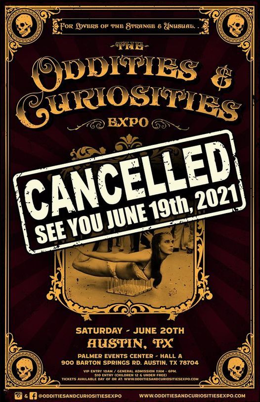 Austin Oddities & Curiosities Expo Live 2021