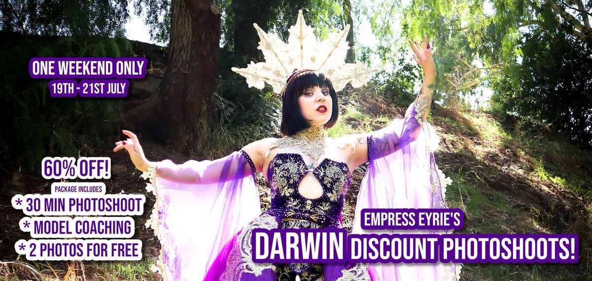 Darwin Discount Photo Shoots with Empress Eyrie