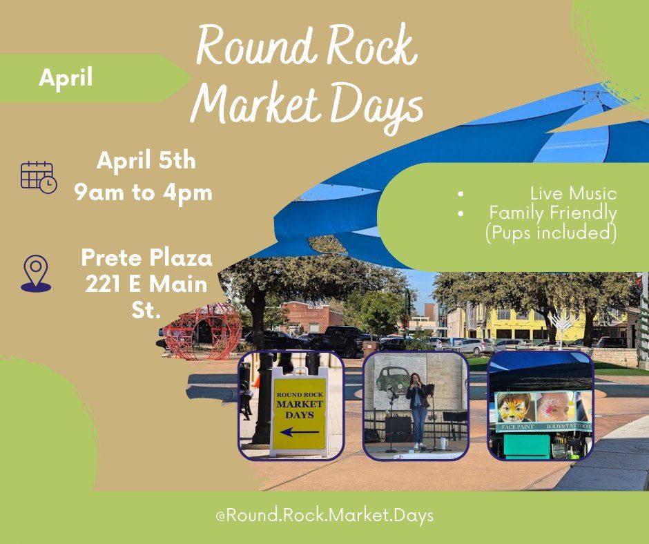 March Round Rock Market Days