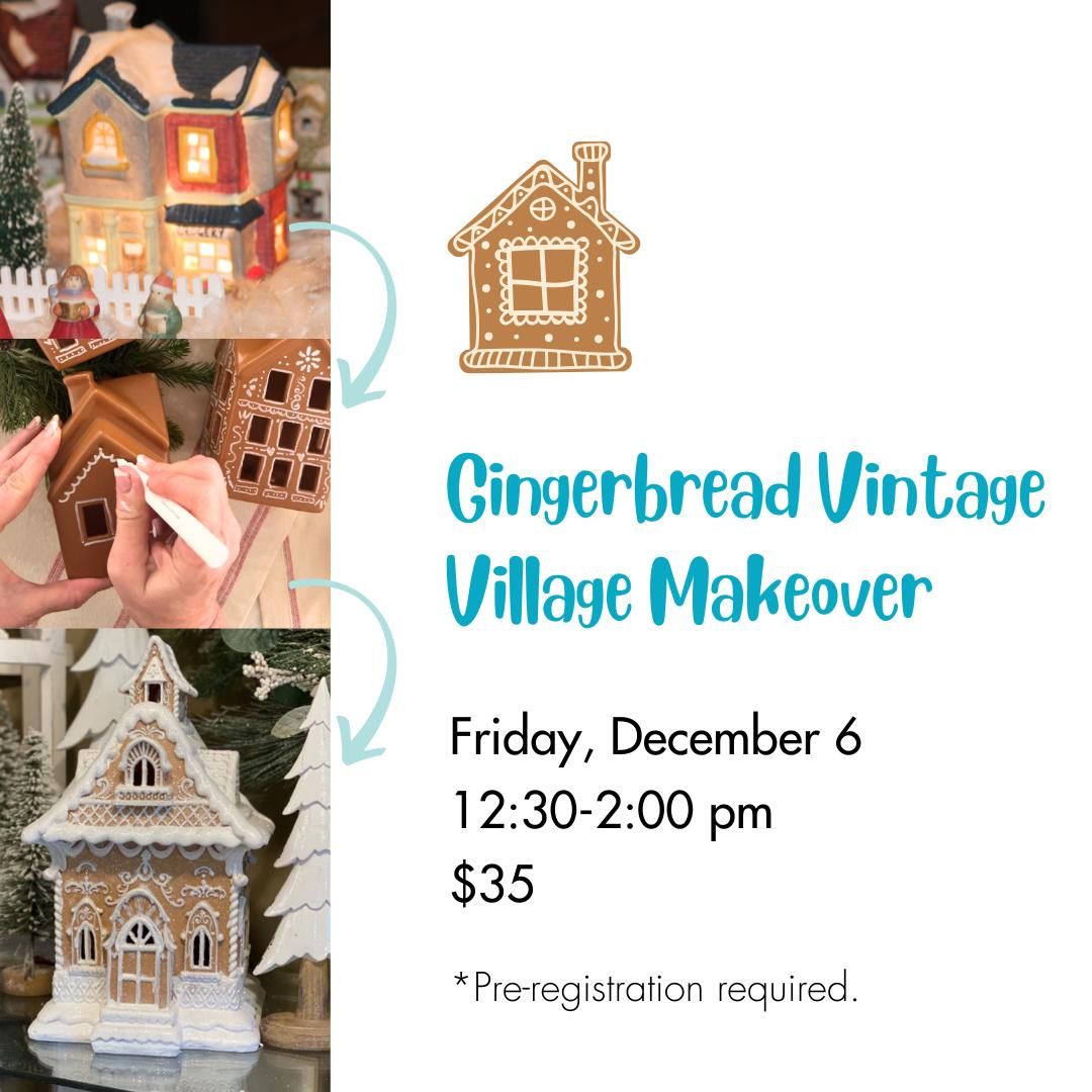 \ud83c\udfd8\ufe0f\u2728 Gingerbread Christmas Village Workshop \u2728\ud83c\udfd8\ufe0f