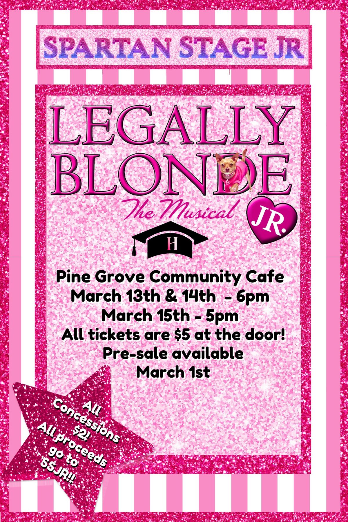 Pine Grove Musical:  Legally Blonde - The Musical Jr.