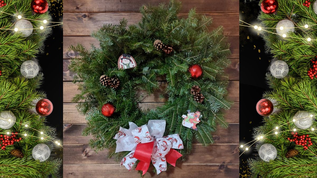 Fresh Evergreen Wreath Workshop #4