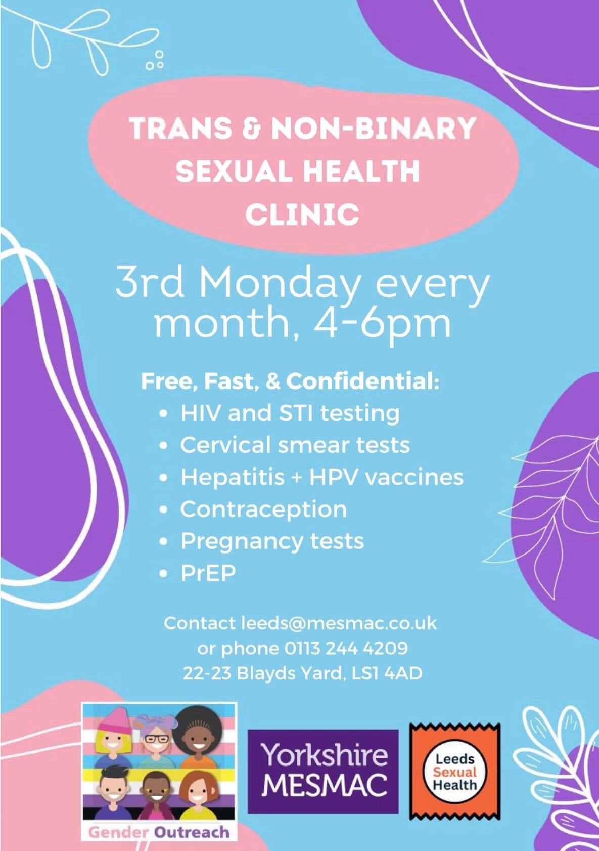 Trans & Nonbinary Sexual Health Clinic 