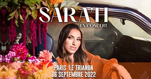 Sara'h - En Concert