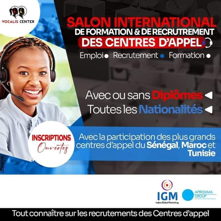 Salon de Formation et de recrutement des centres d'appels \u00e0 Esup Dakar 