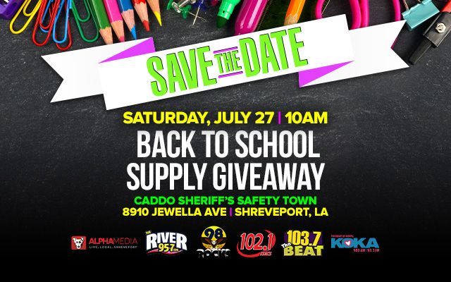 BACK TO SCHOOL SCHOOL SUPPLY GIVEAWAY