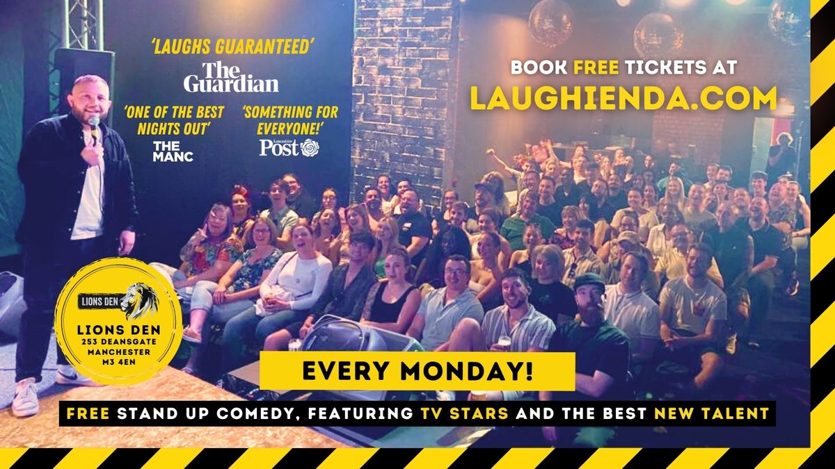 The Laughi\u0119nda Comedy Club | Deansgate | 2nd Dec 24