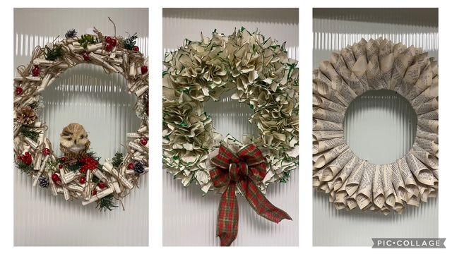 Book Wreath Craft