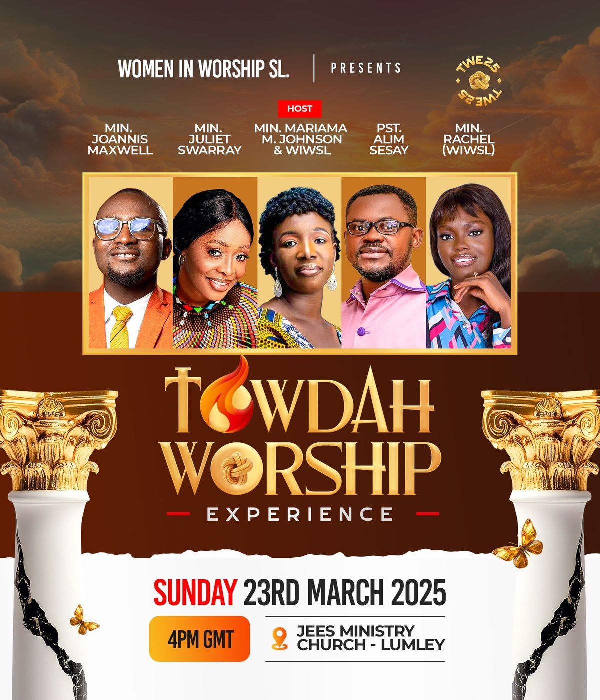 TOWDAH WORSHIP EXPERIENCE 2025 (TWE25)- with Women in Worship SL