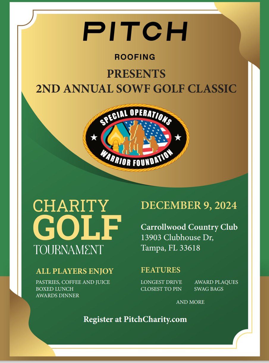 Pitch Roofing 2nd Annual SOWF Golf Classic