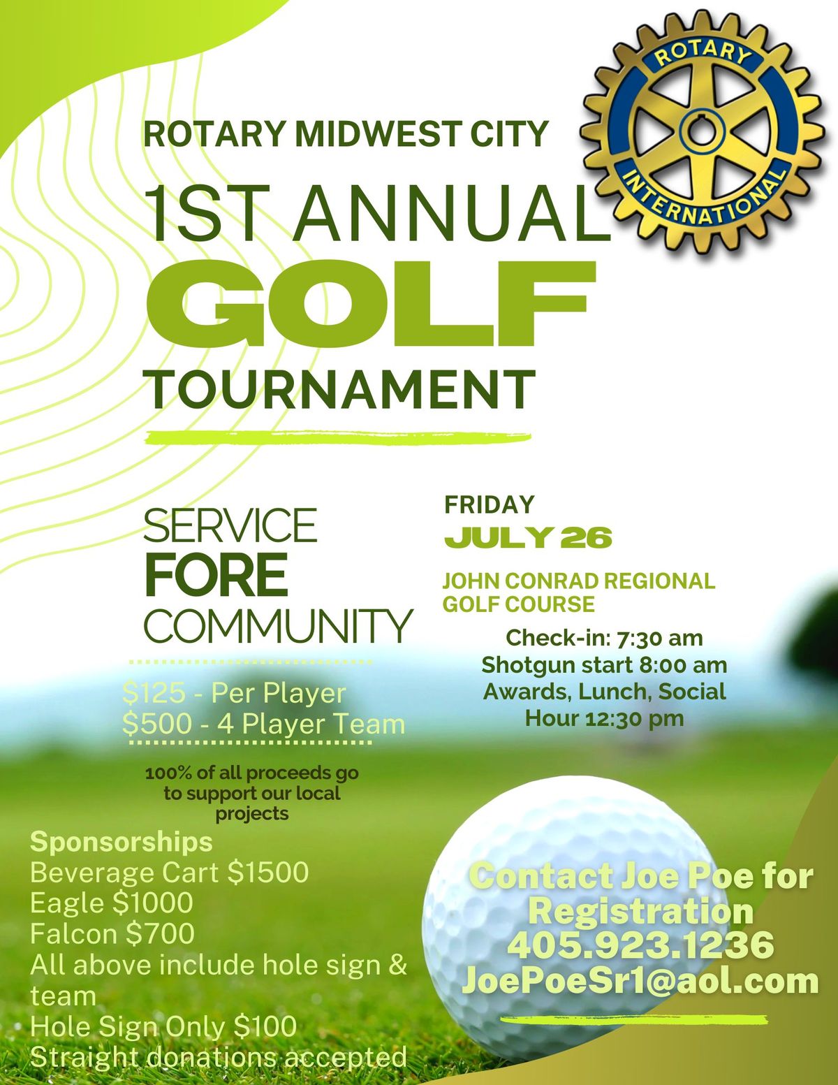 MWC Rotary 1st Annual Golf Tournament