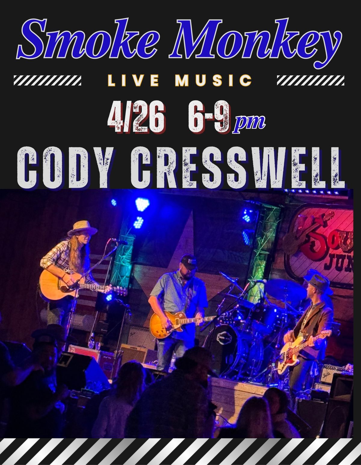 Cody Cresswell at Smoke Monkey