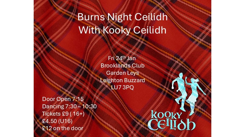 Burns  Night Ceilidh With Kooky Ceilidh