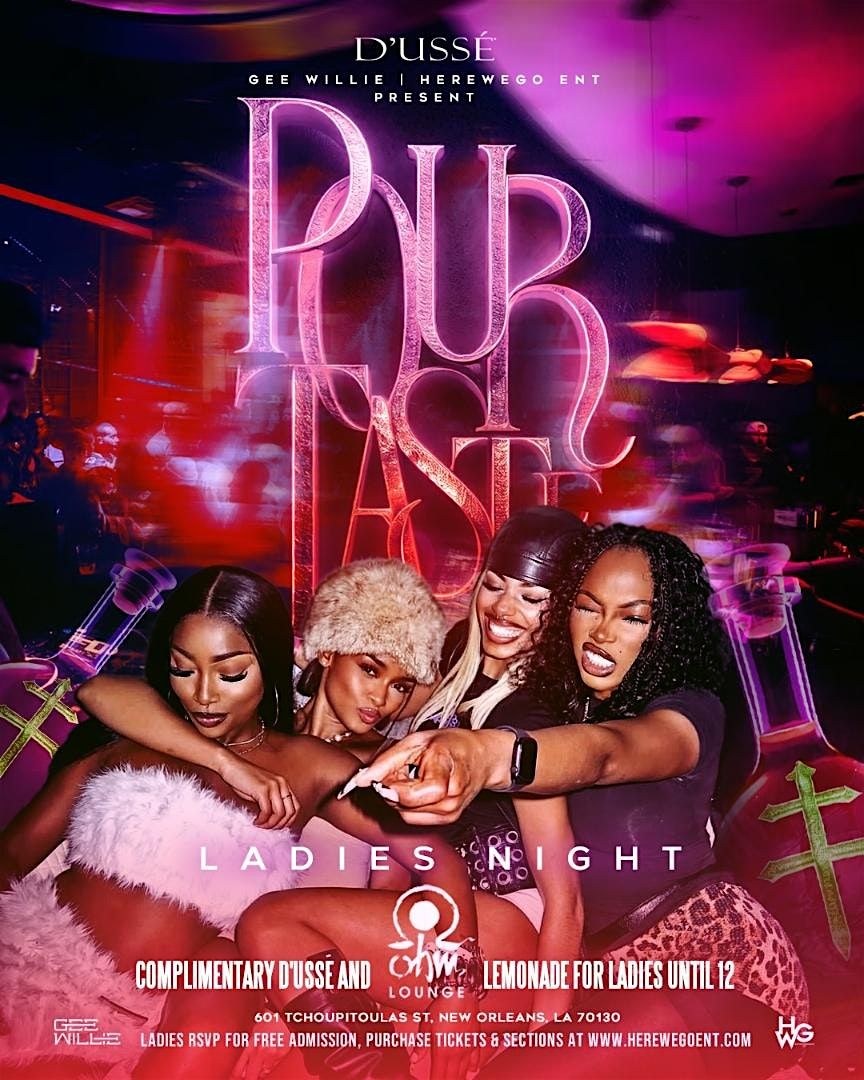 POUR TASTE EVERY FRIDAY NIGHT @ OHM LOUNGE