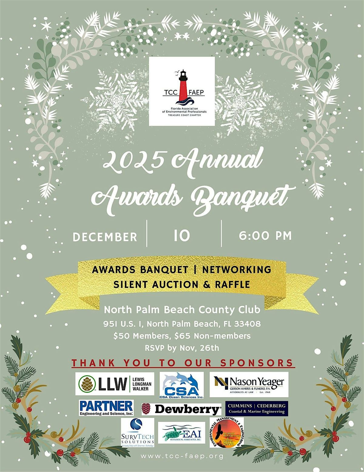 TCC FAEP 2025 Annual Awards Banquet