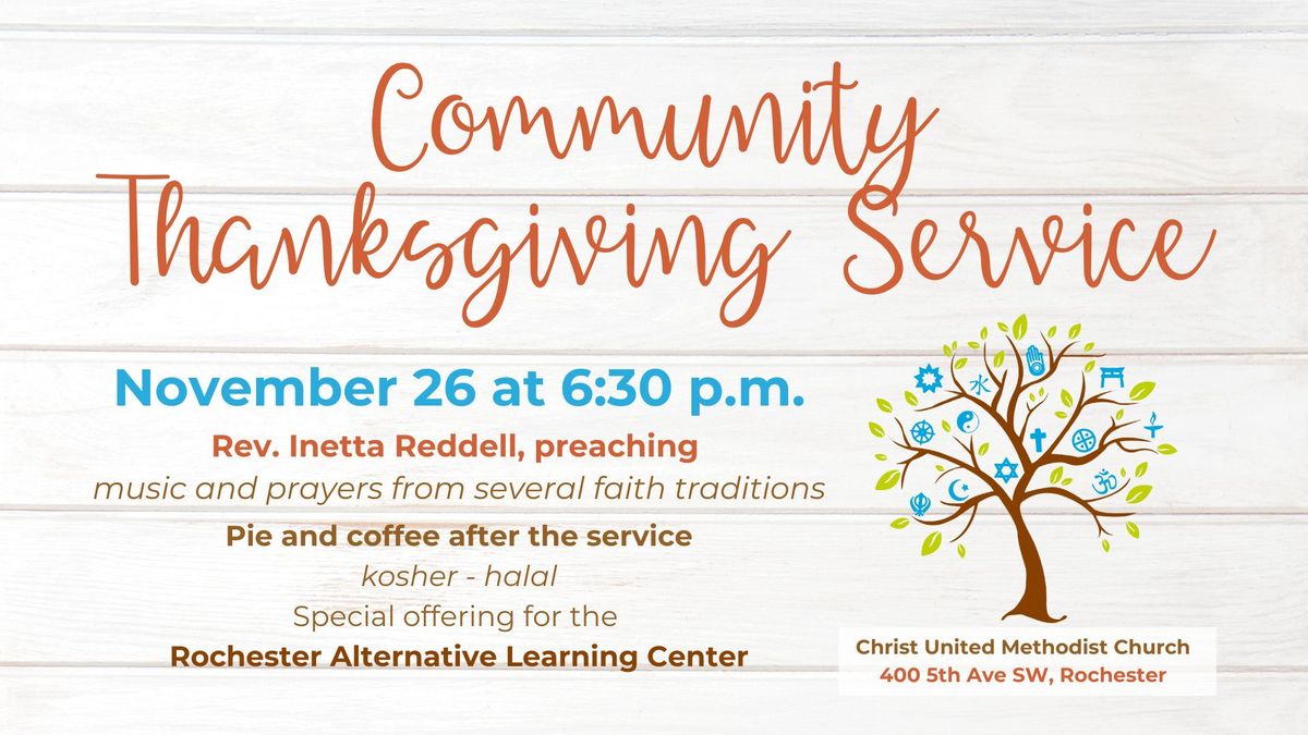 Community Thanksgiving Service