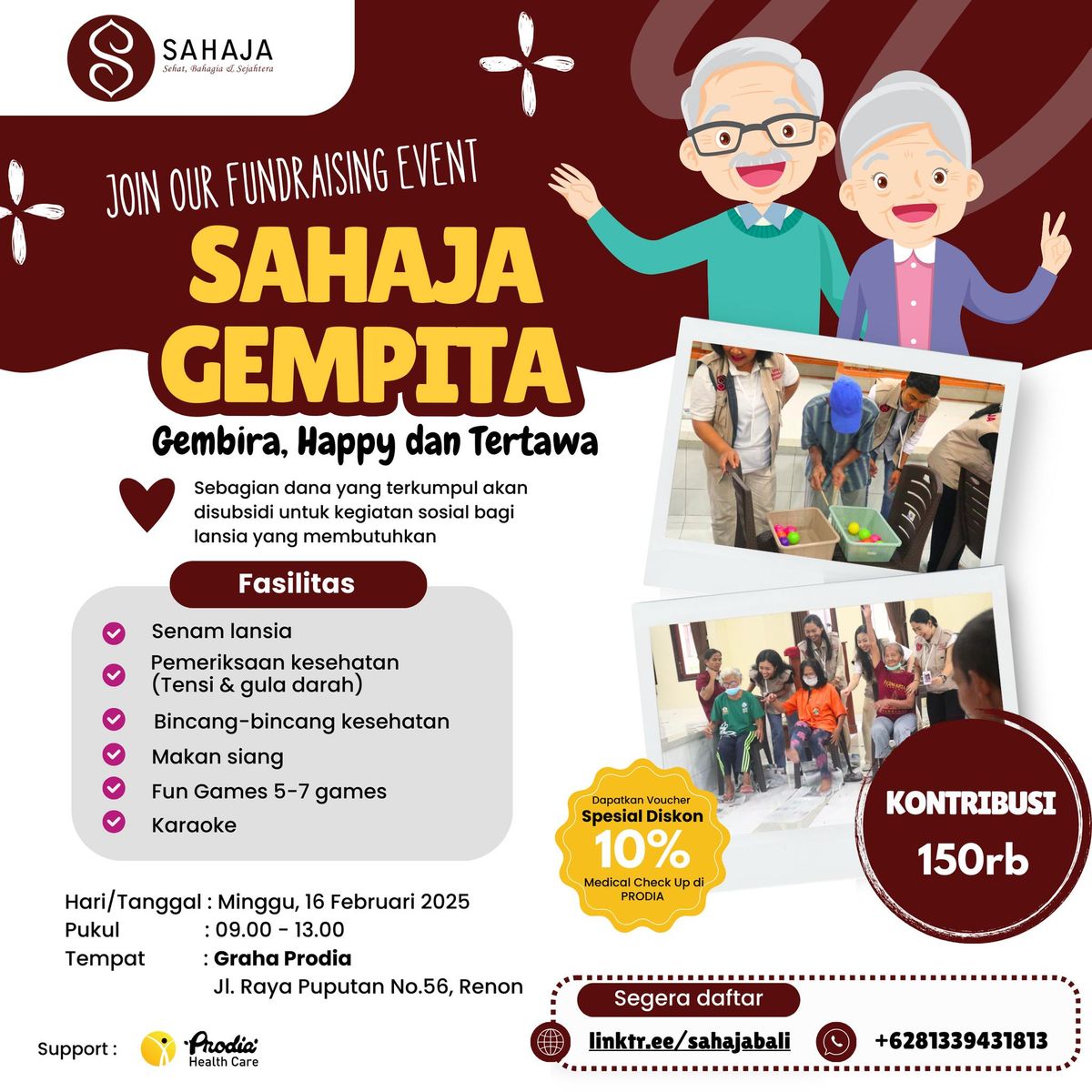 SAHAJA GEMPITA "Gembira, Happy, dan Tertawa"