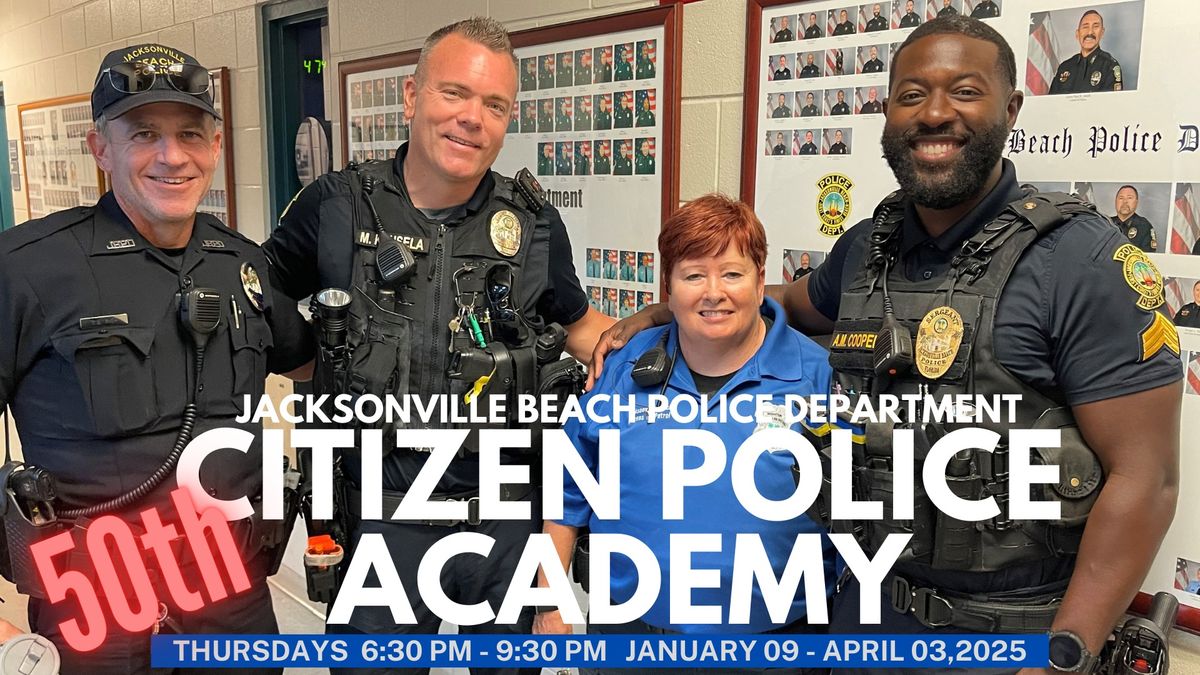 Jacksonville Beach Police Department's 50th Citizen Police Academy