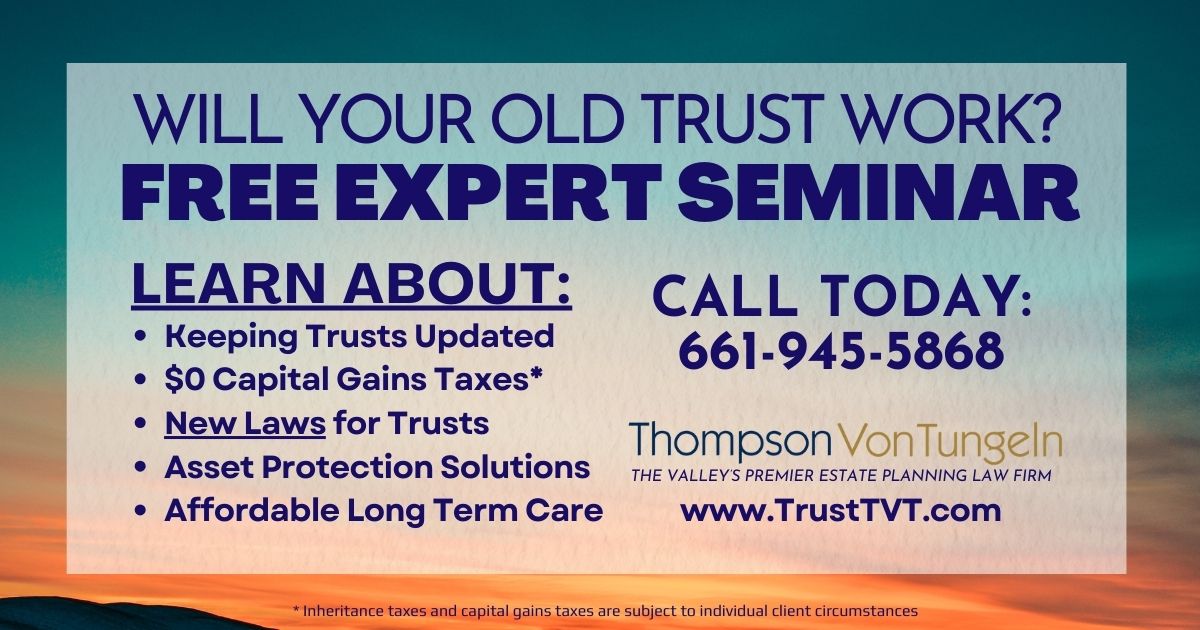 Free Estate Planning and Asset Protection Seminar 