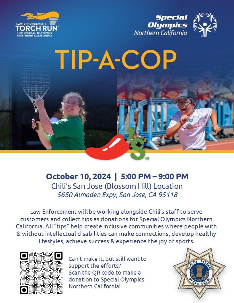 Tip-A-Cop Fundraiser for Special Olympics Northern California