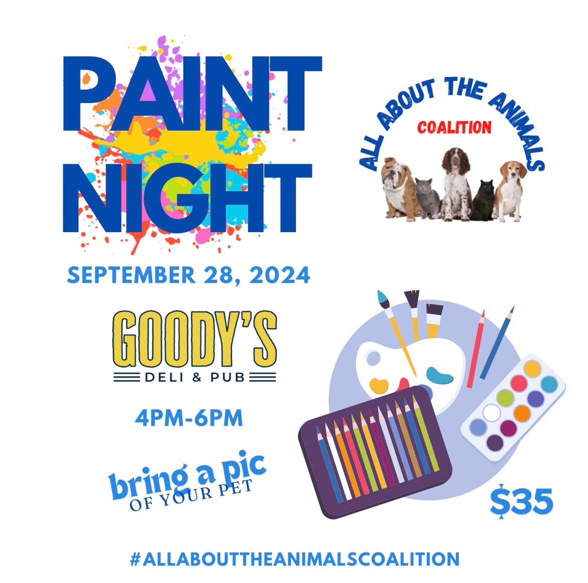 Paint Night with Bob Beason & All About The Animals Coalition