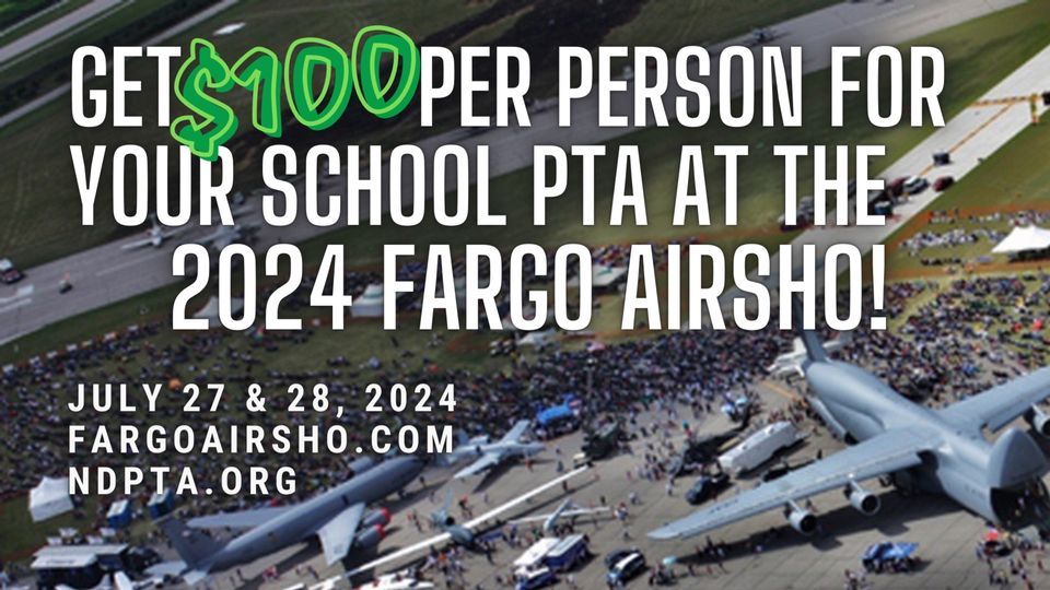 Earn money for your PTA at the 2024 AirSho!