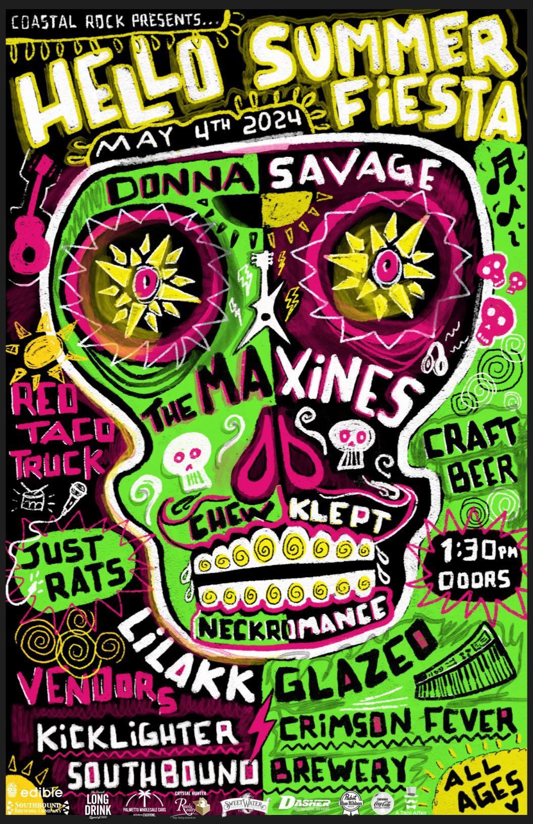 Hello Summer Fiesta w\/Donna Savage, The Maxines, CHEW and MORE