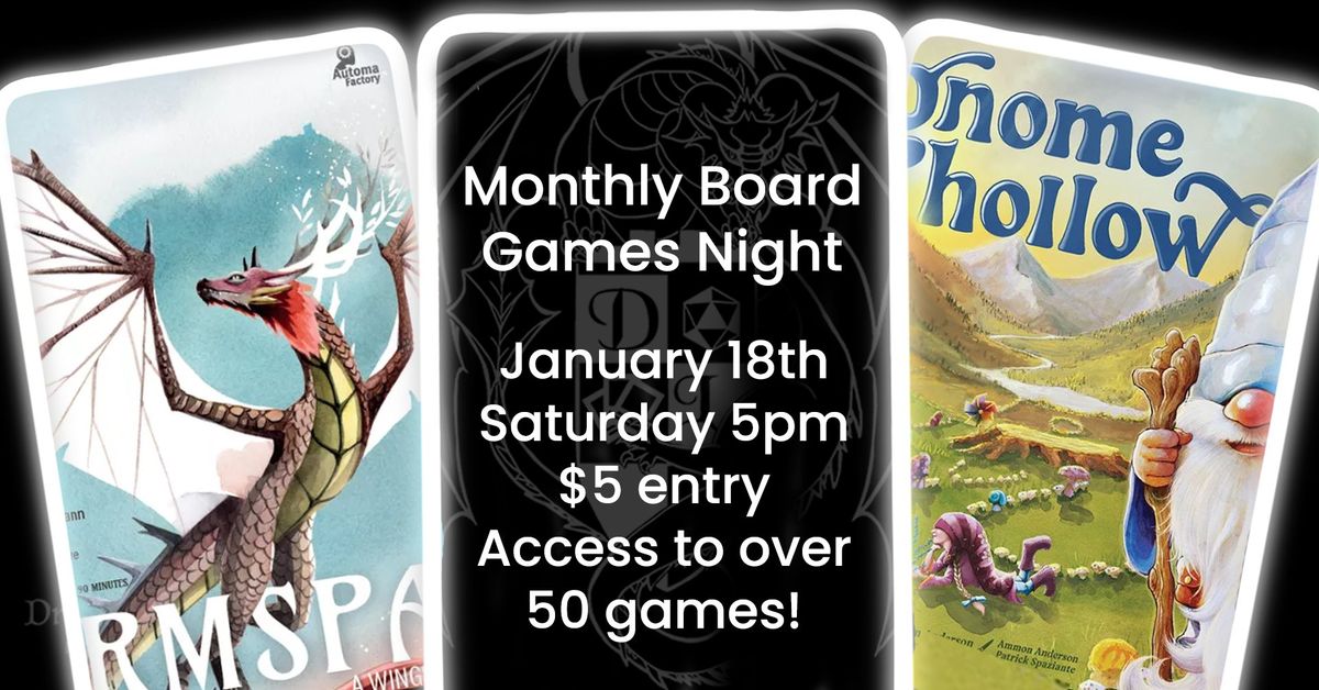 DLS - Saturday Night Board Games!