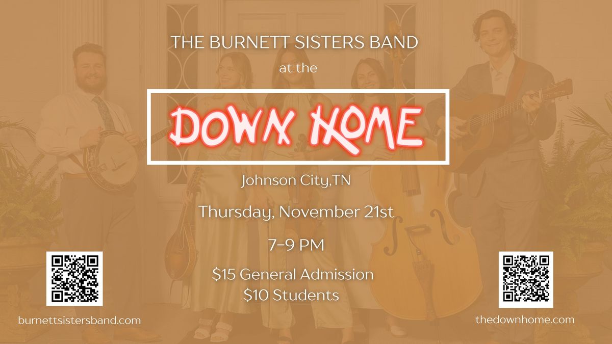 The Down Home *NEW DATE* | The Burnett Sisters Band