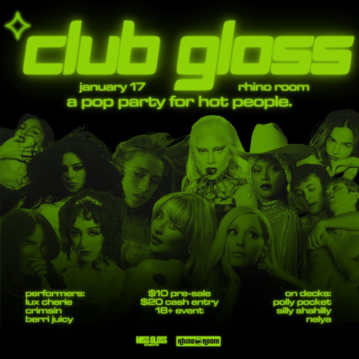 CLUB GLOSS \ud83d\udc9a A POP PARTY FOR HOT PEOPLE