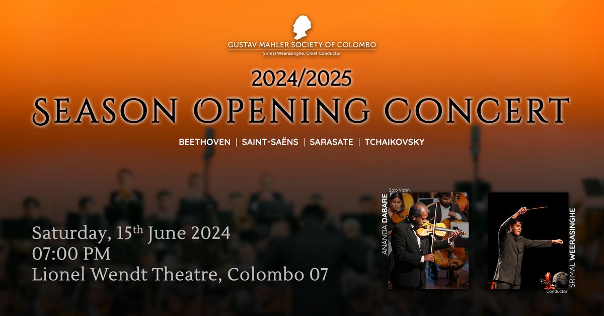 2024\/2025 Season Opening Concert with maestro Ananda Dabare
