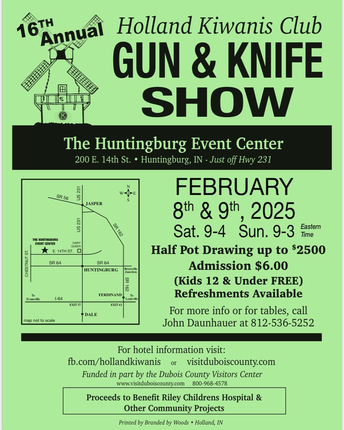 16th Annual Holland Kiwanis Club Gun & Knife Show