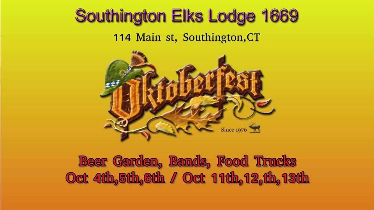 Lost in the Beer Garden! Southington Elks Octoberfest.