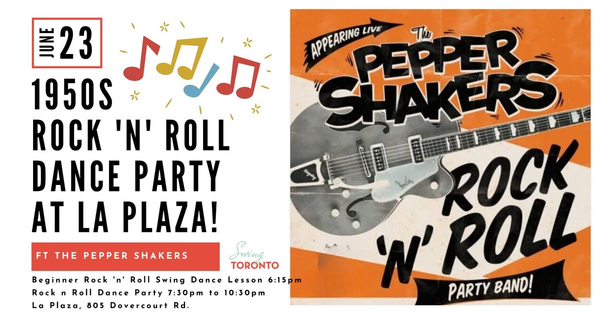 1950s Rock 'n' Roll Dance Party ft The Pepper Shakers! Dance Lesson + Dance Party!