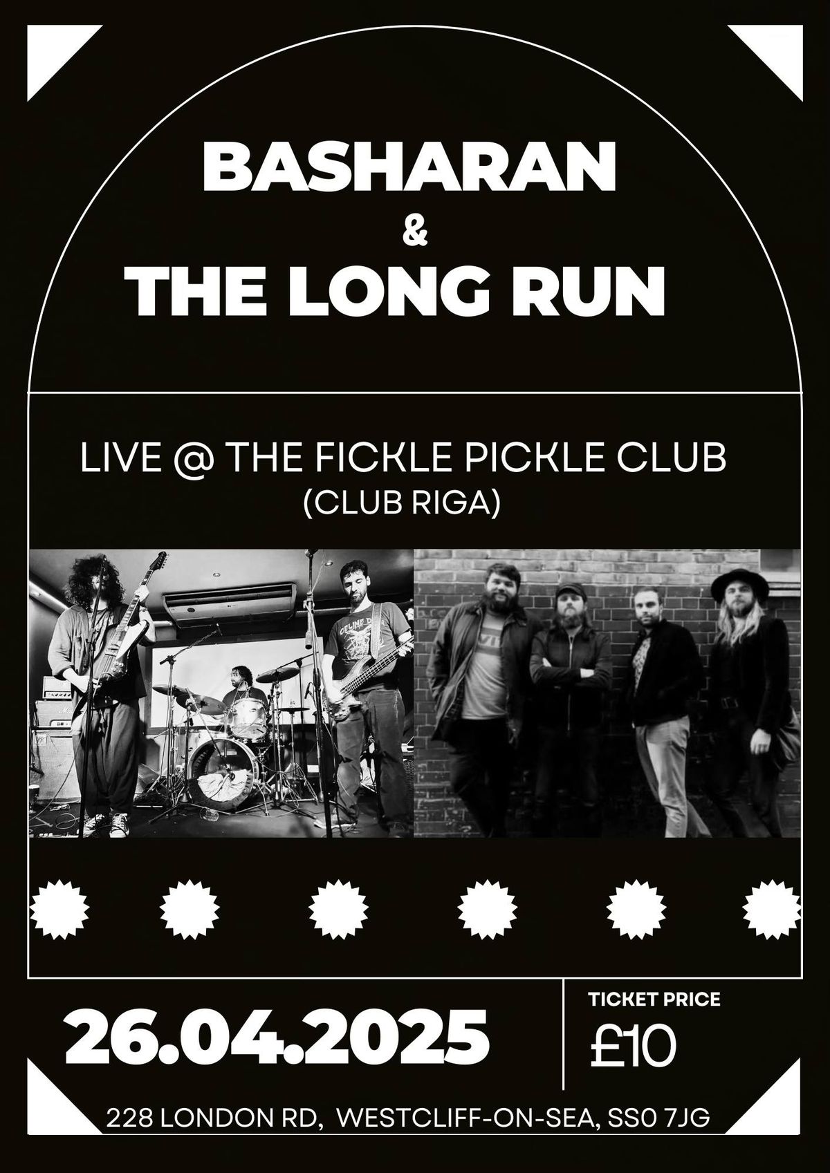 Basharan and The Long Run @ The Fickle Pickle 26th April