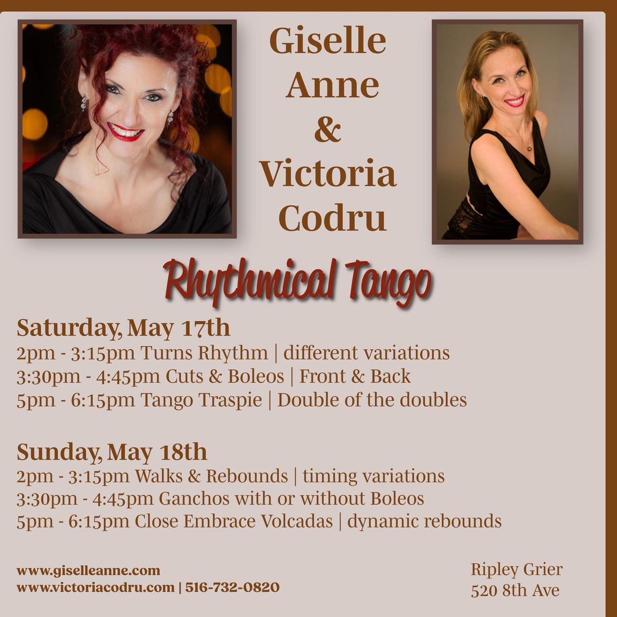 Giselle Anne & Victora Codru | NYC | May 17-18th